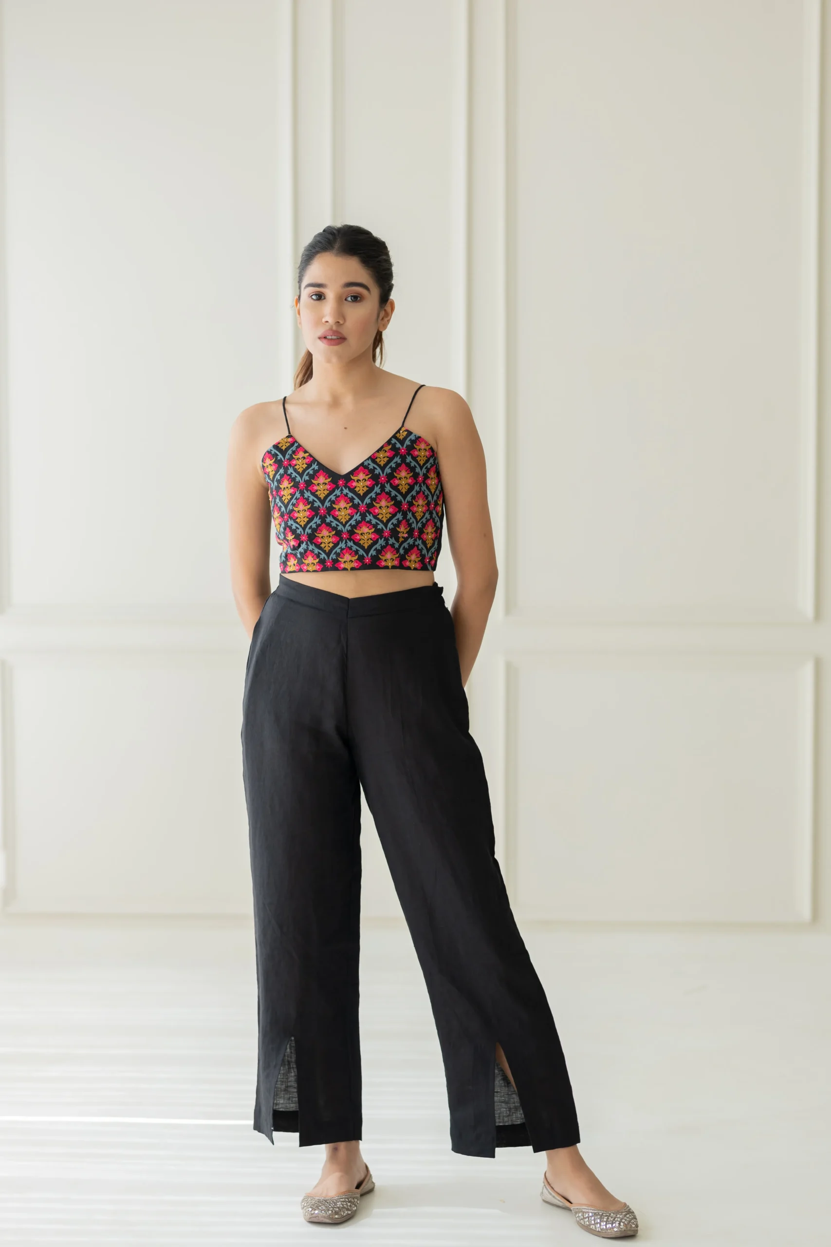 Samara bustier with pant & shrug