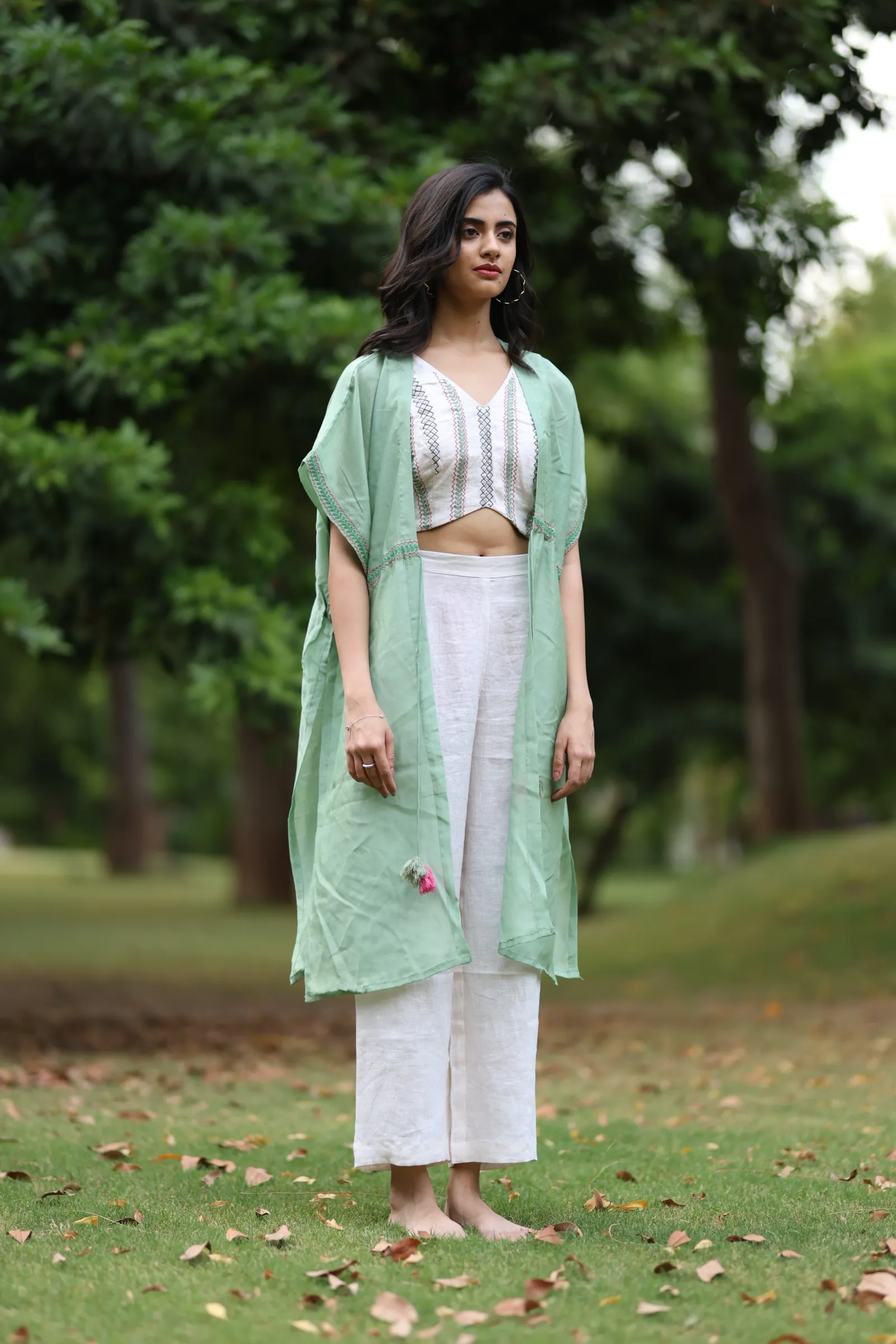 Samara Bustier With Pant & Shrug