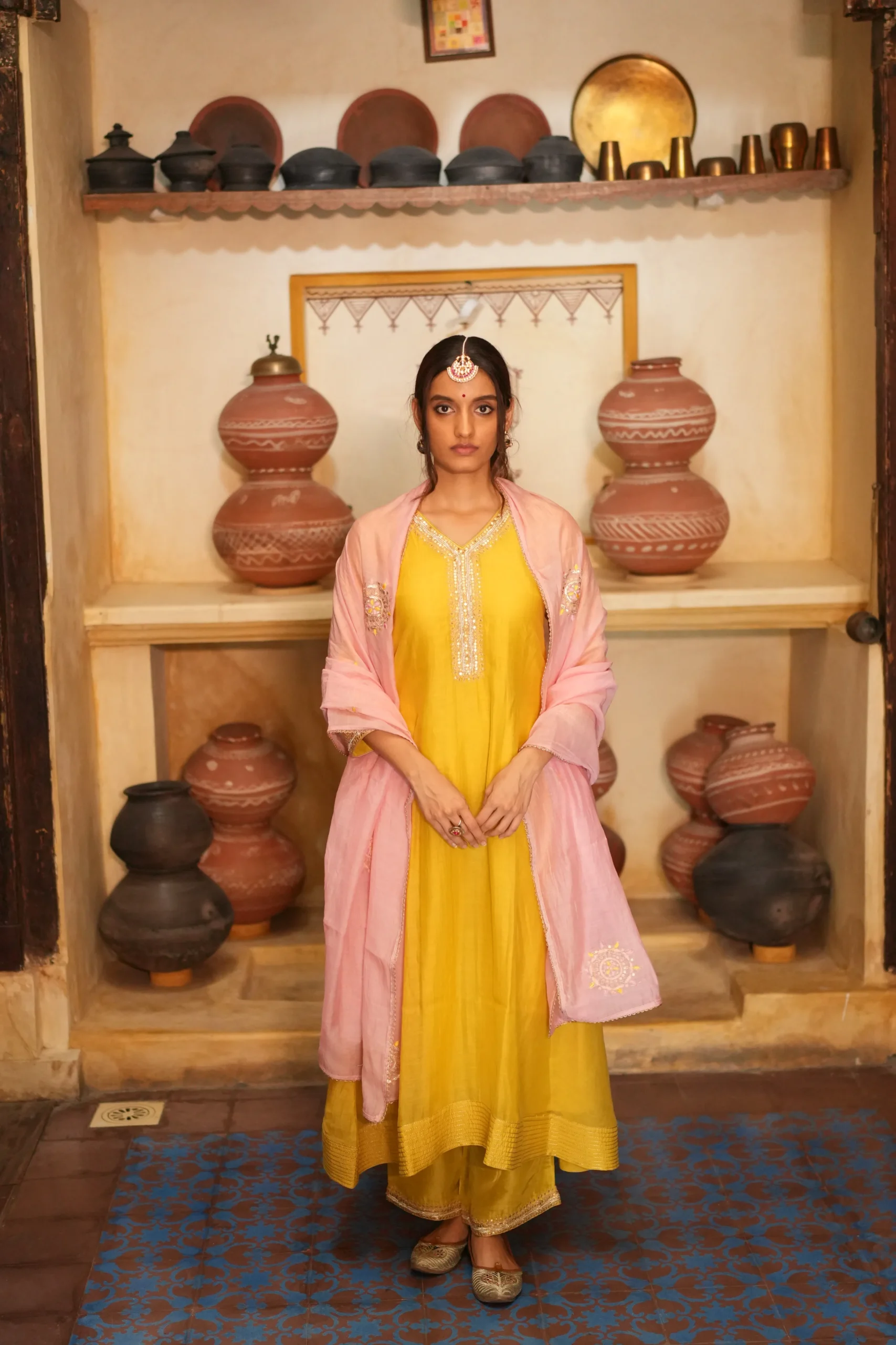 Chanderi Silk Yellow
